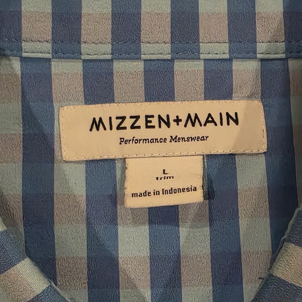 Mizzen+Main Trim Fit Button Down L - Picture 3 of 5